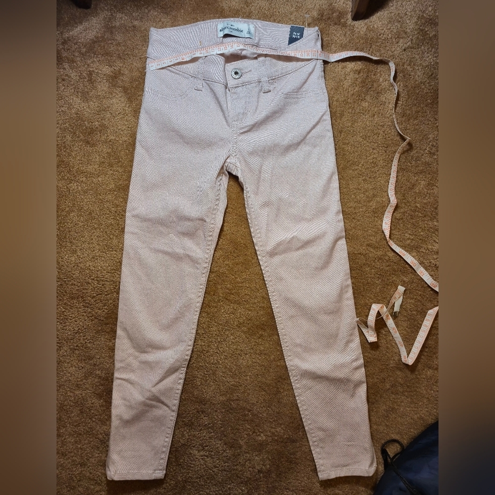 Abercrombie & Fitch Light‎ Pink Skinny Kids Pants